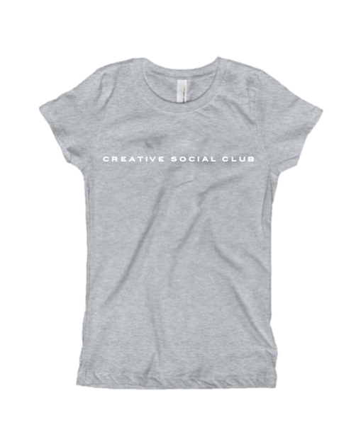 Grey Clean Logo T-Shirt