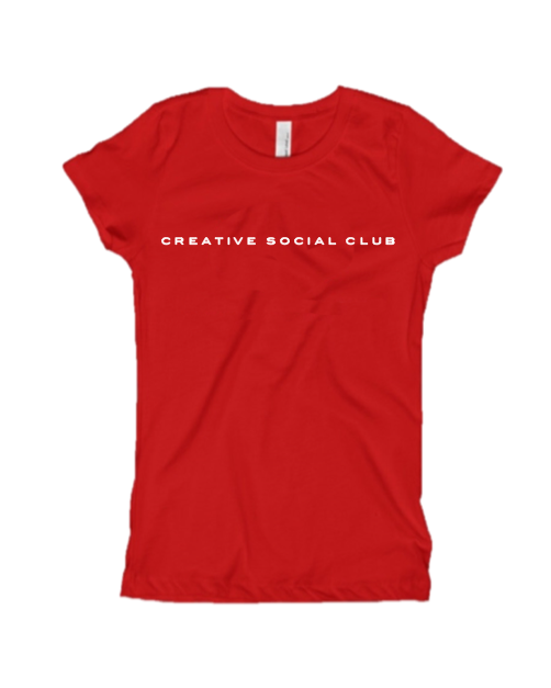 Red Clean Logo T-Shirt